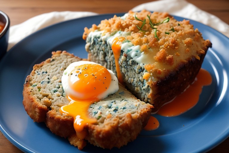 Buffalo Blue Cheese Meat Loaf