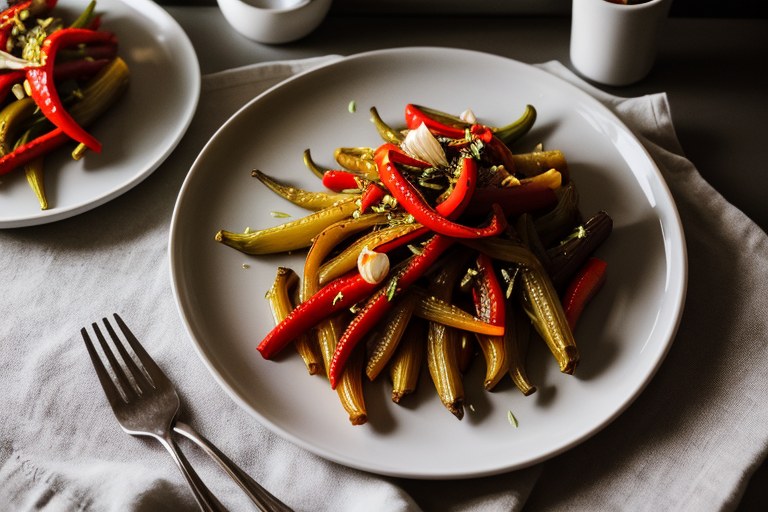 Roasted Fennel and Peppers