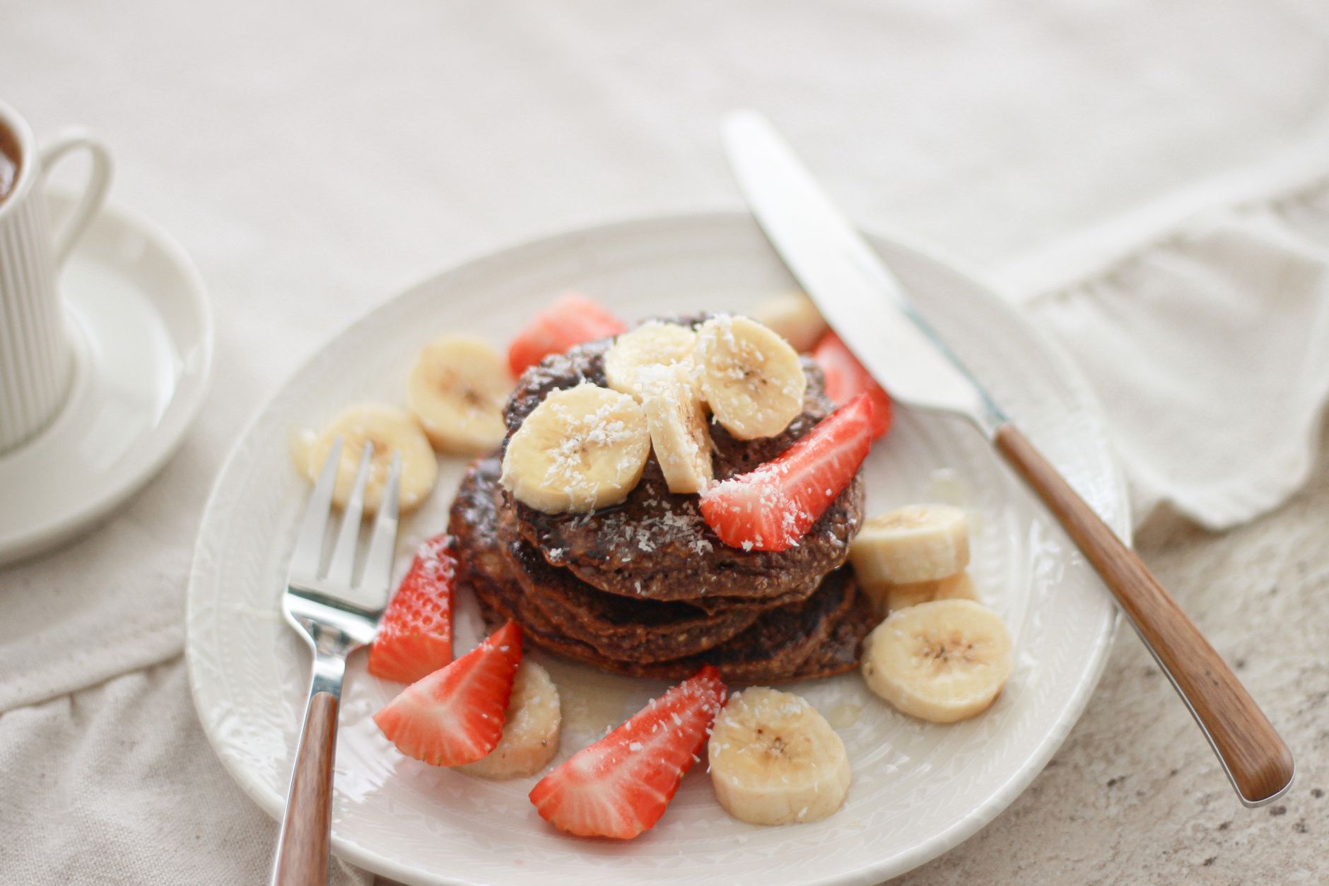 Coconut-Macadamia Sheet Pan Pancakes