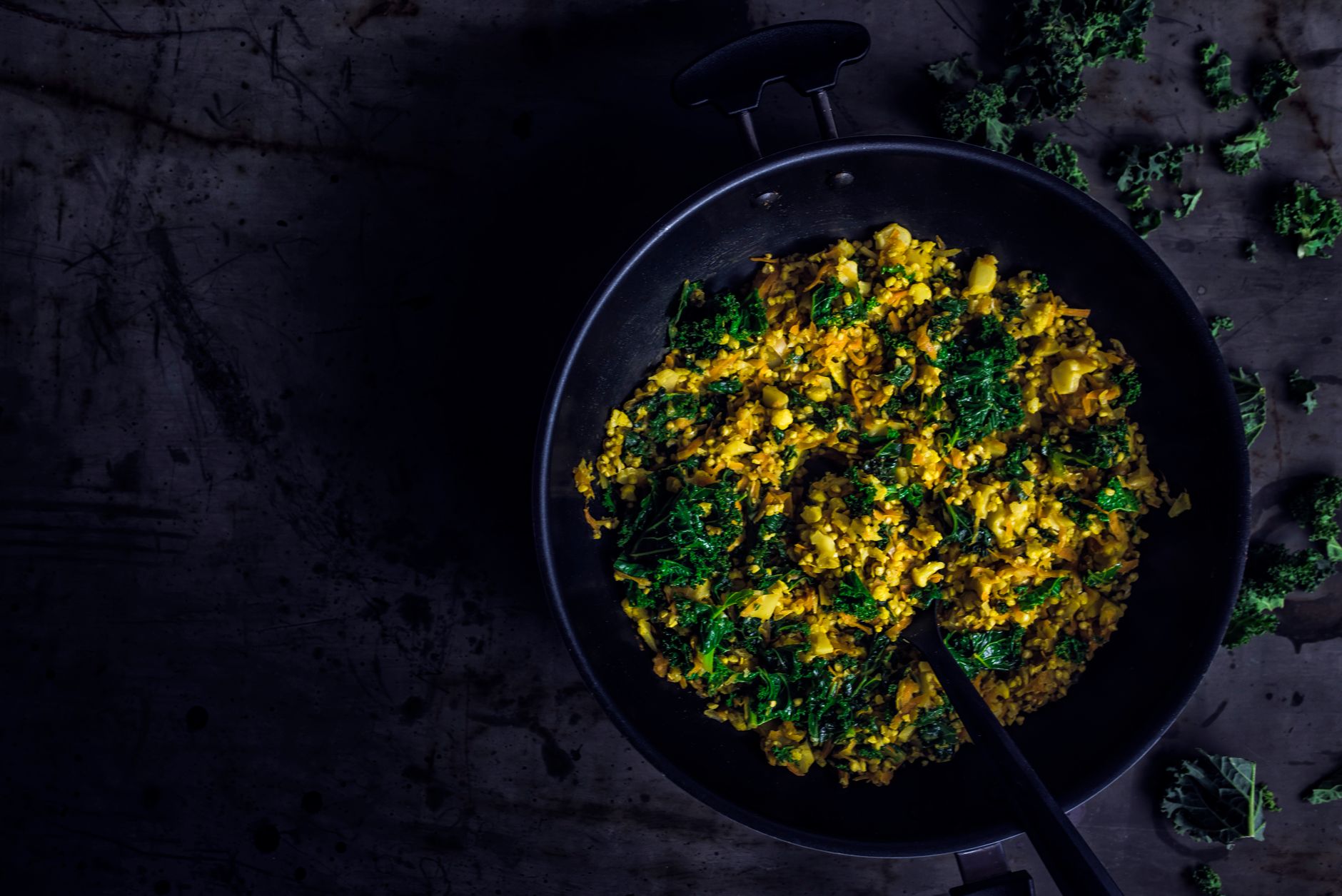 Kale and Fennel Skillet