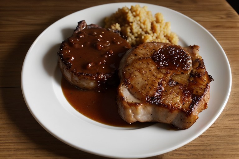 Apple Butter Pork Chops