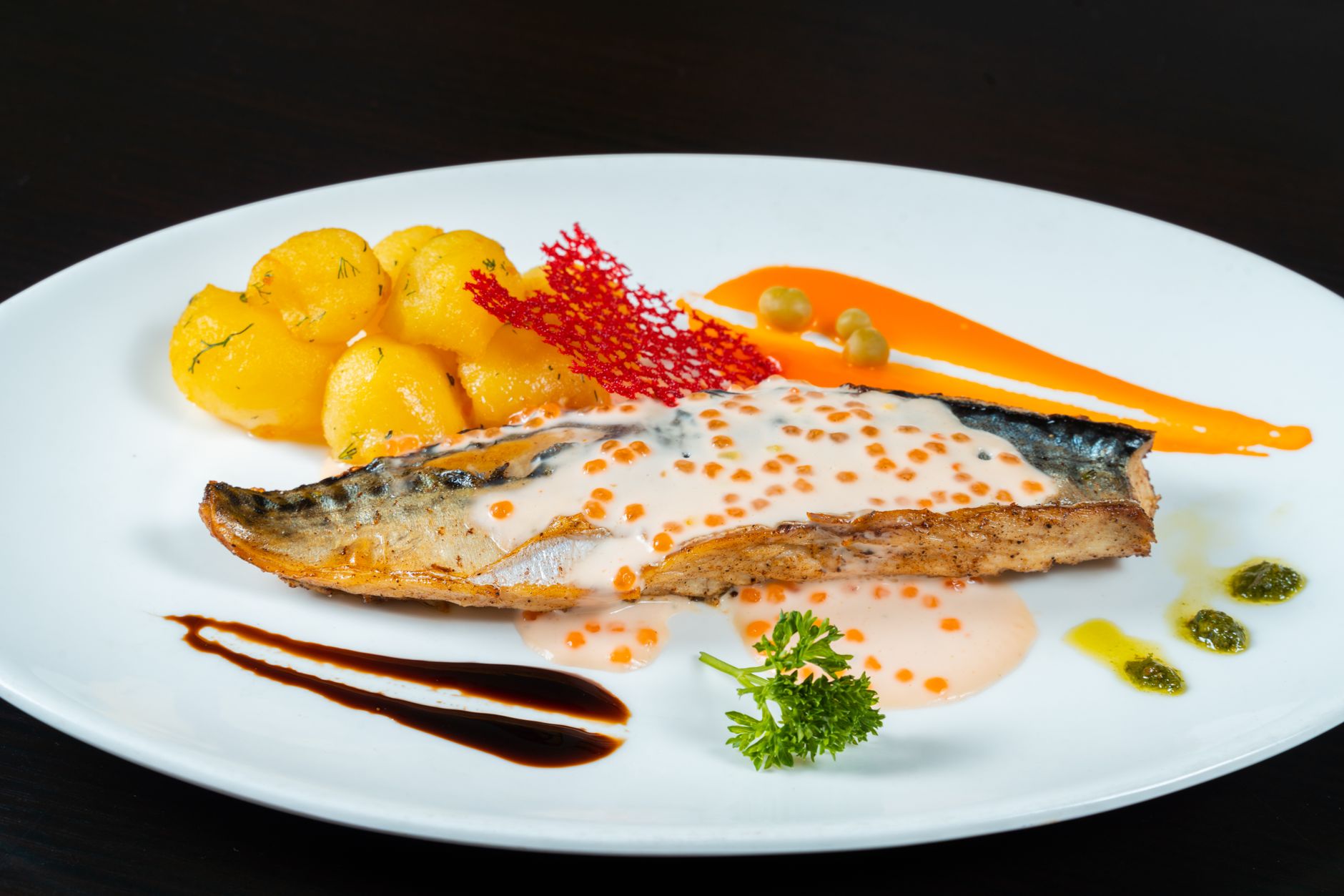 Broiled Orange Roughy