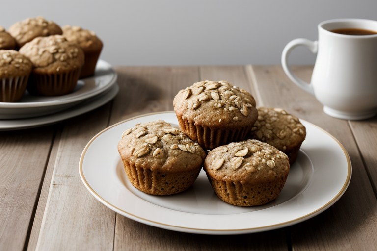 Triple Berry Oatmeal Muffins