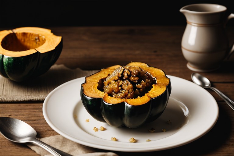 Rice-Stuffed Acorn Squash