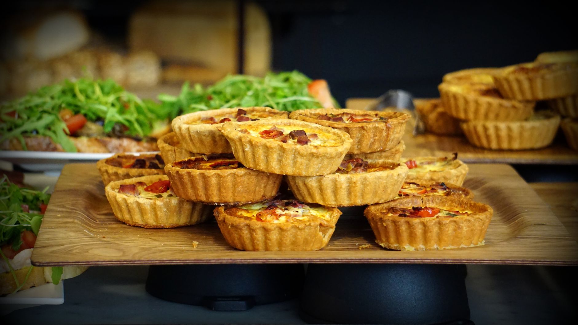 Crepe Quiche Cups