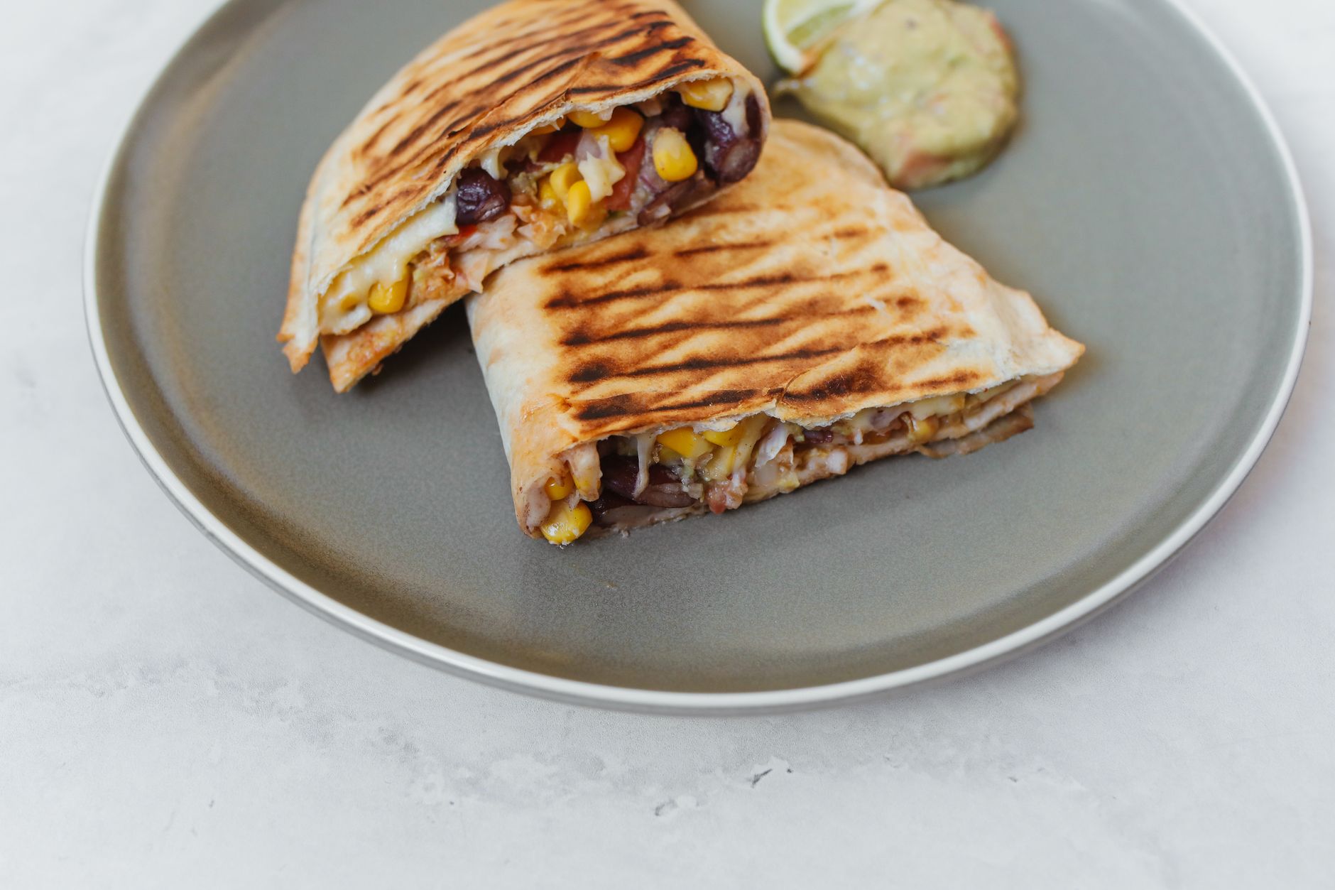 Cheesy Kidney Bean Quesadillas