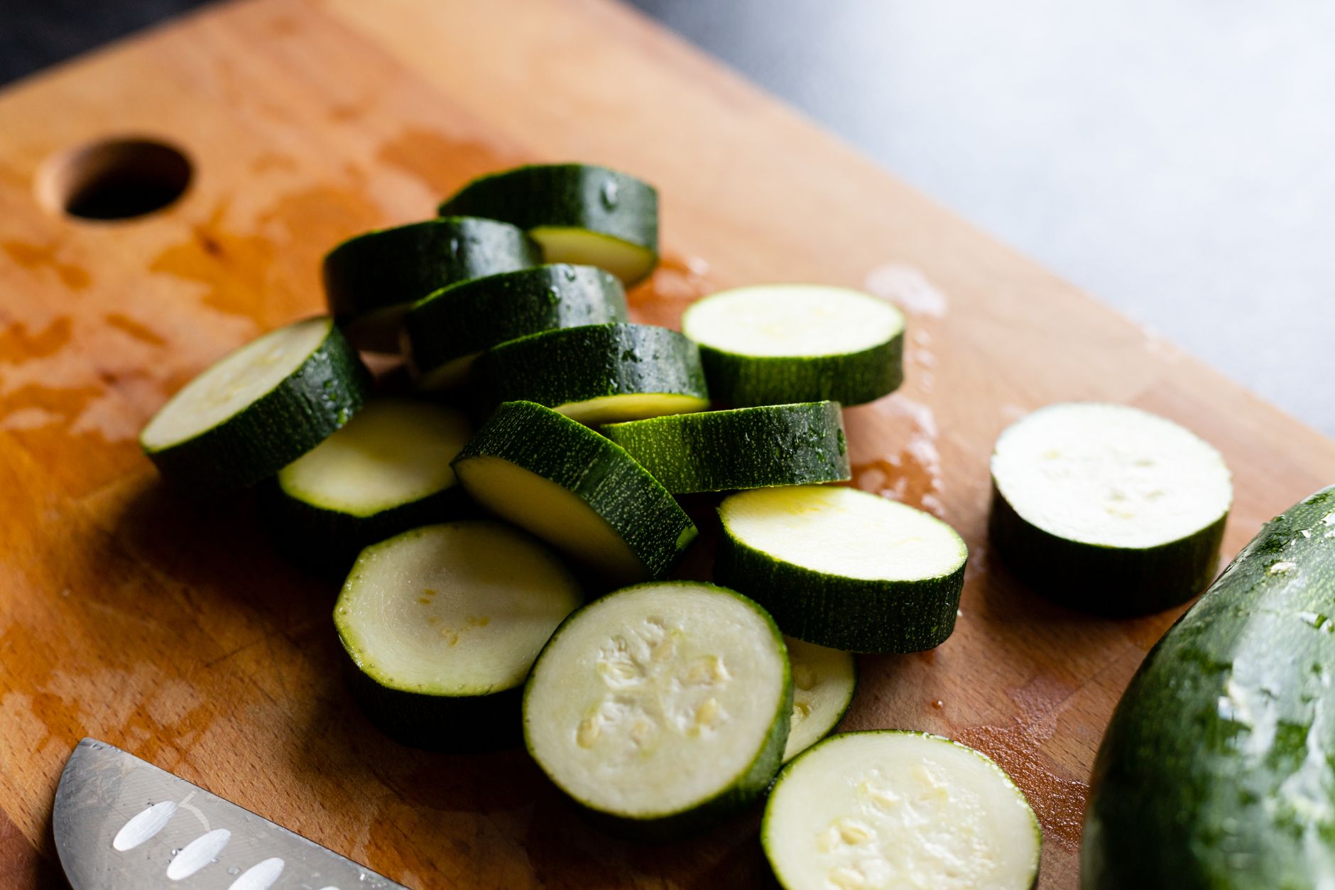 Raw Zucchini Salad