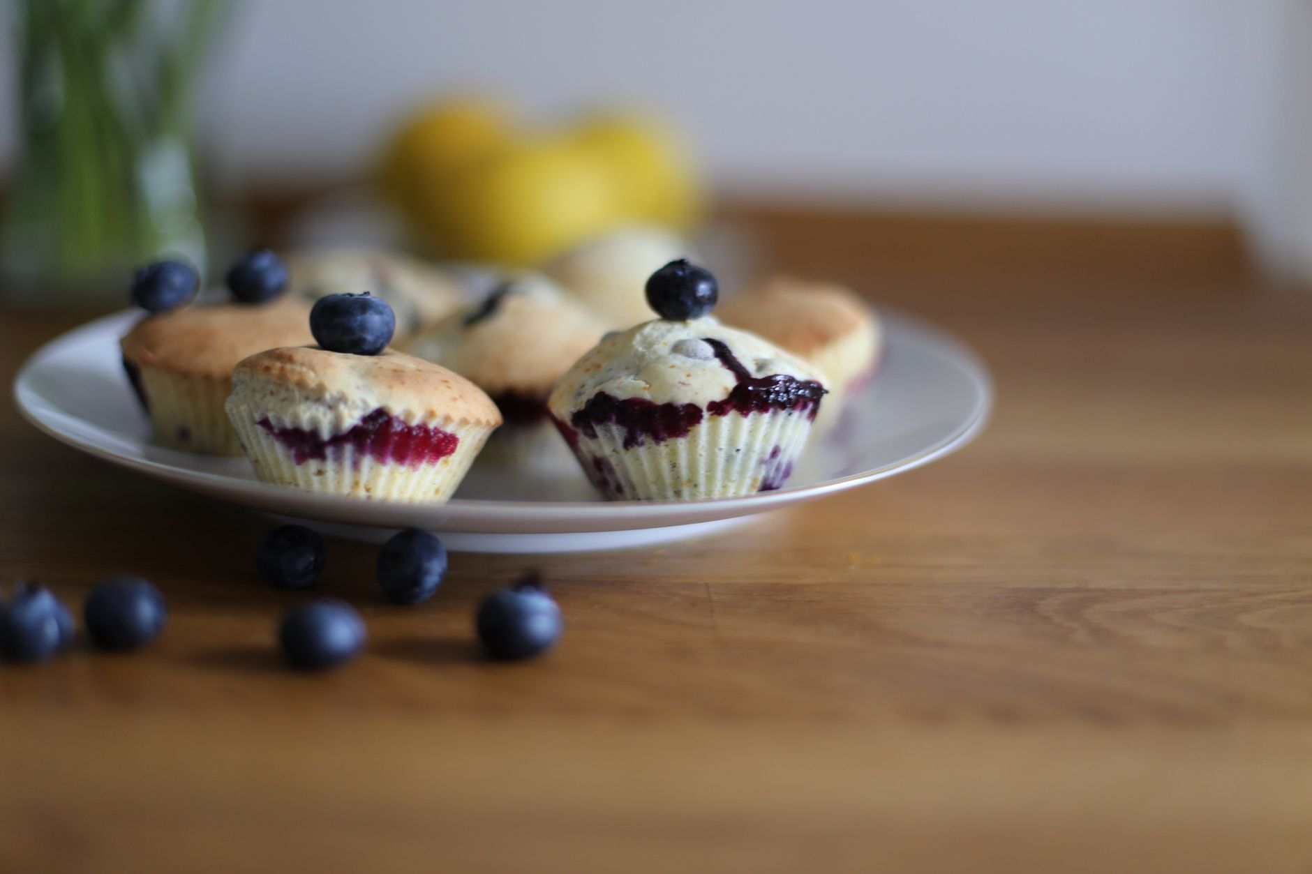 Lemon Blueberry Muffins Recipe