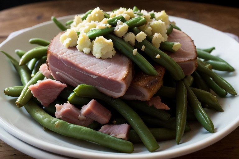 Green Beans and Ham