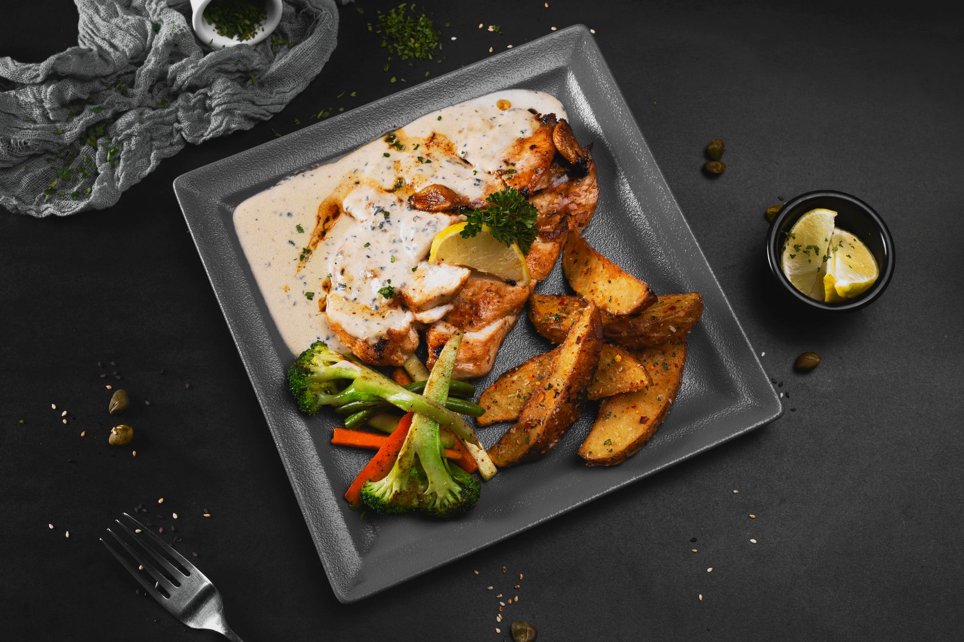 Chicken with Creamy Jalapeno Sauce