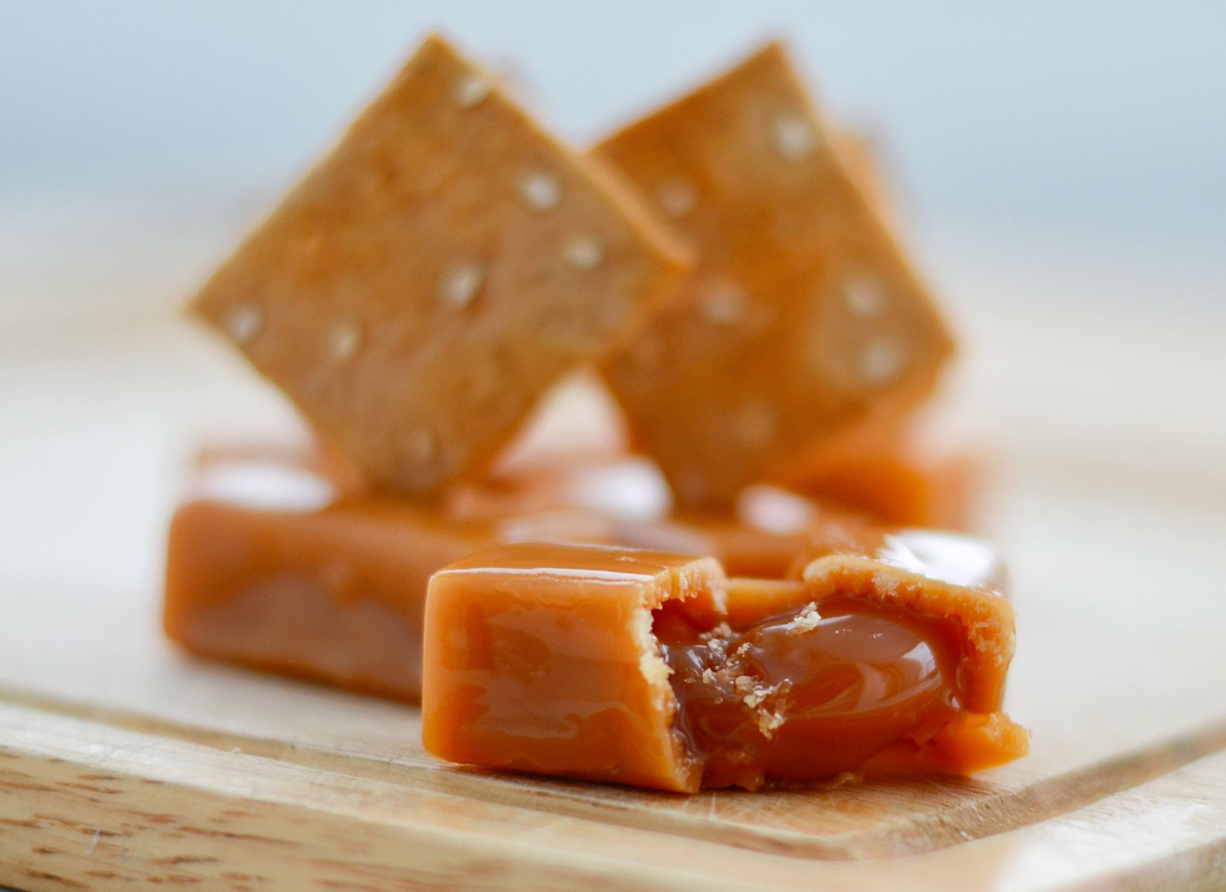 Beer and Pretzel Caramels