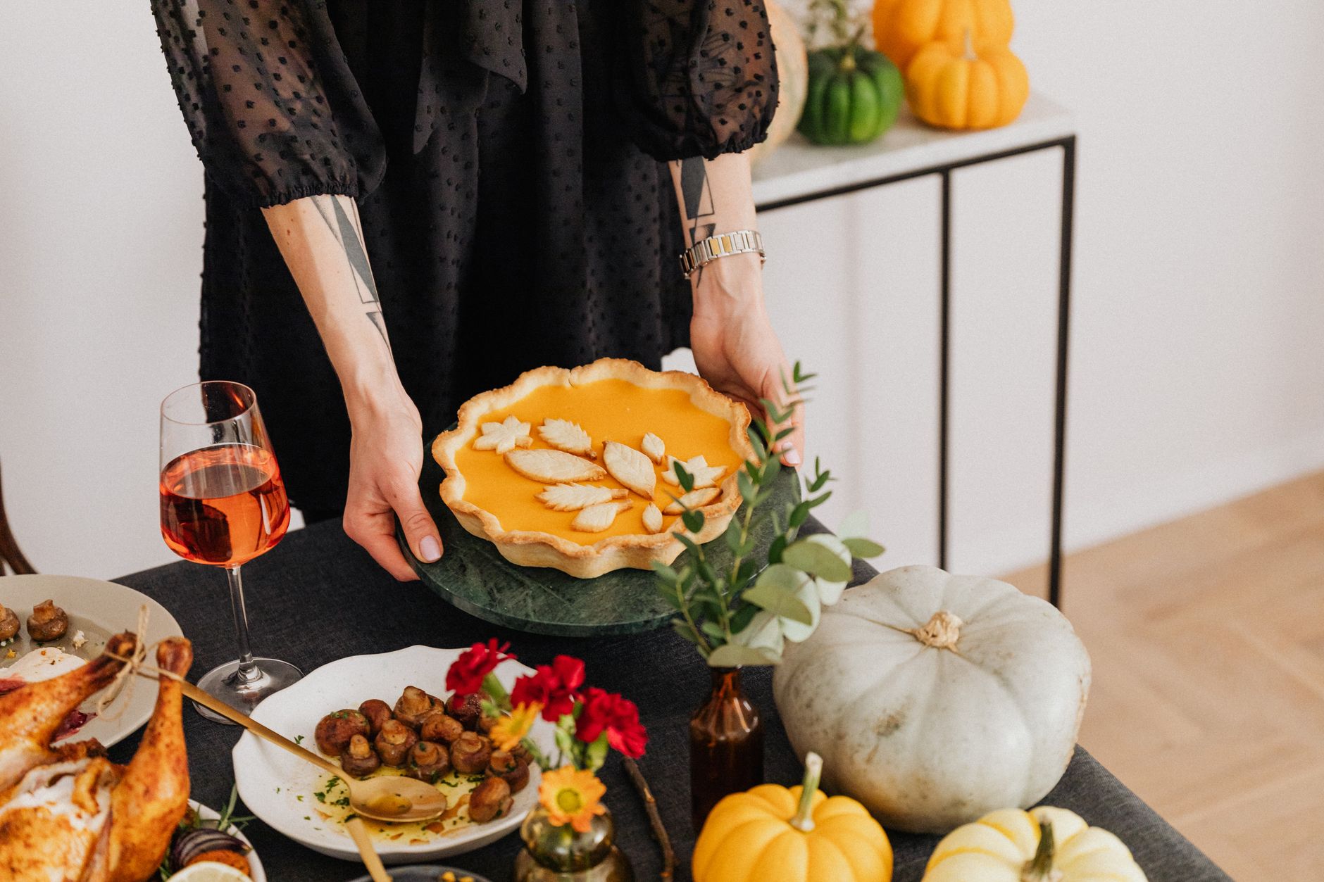 Dinner in a Pumpkin