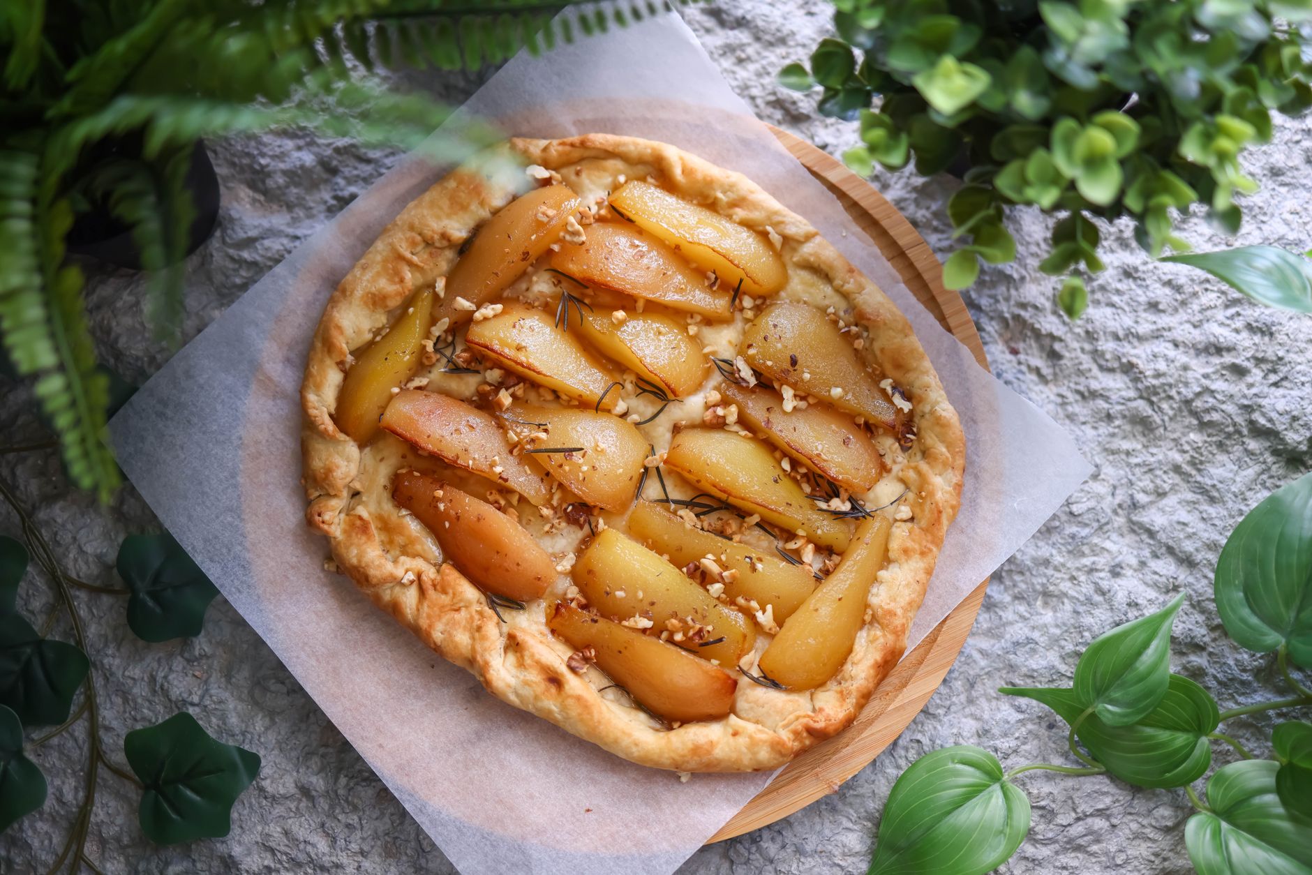 Cinnamon-Pear Rustic Tart
