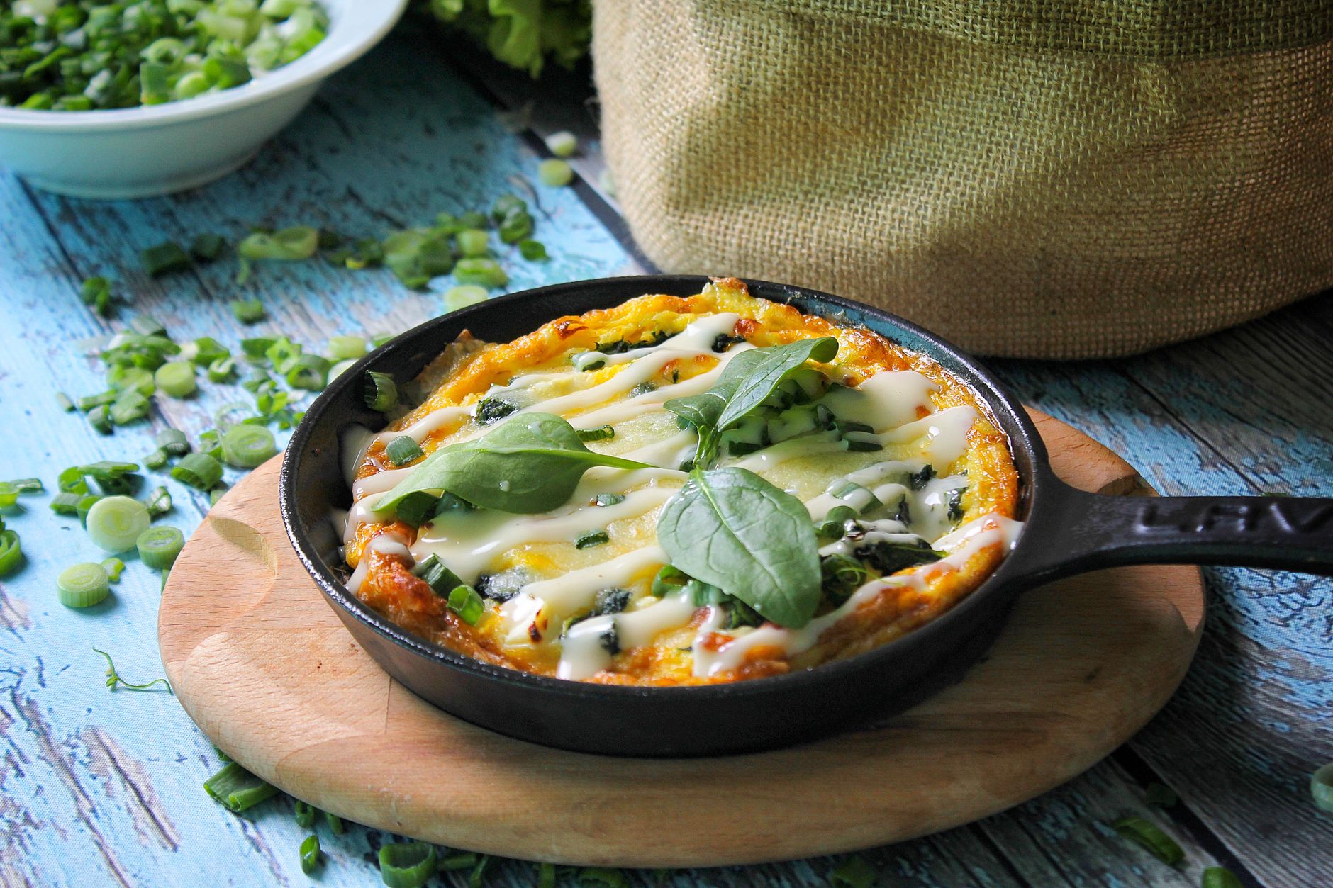 Kale & Chorizo Frittata