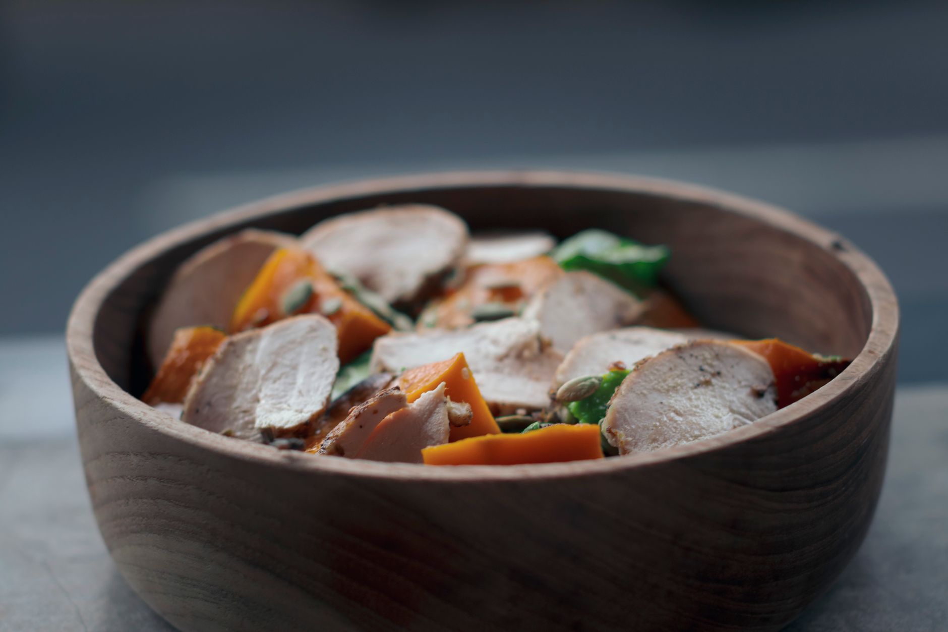 Chicken with Sugar Pumpkins & Apricots