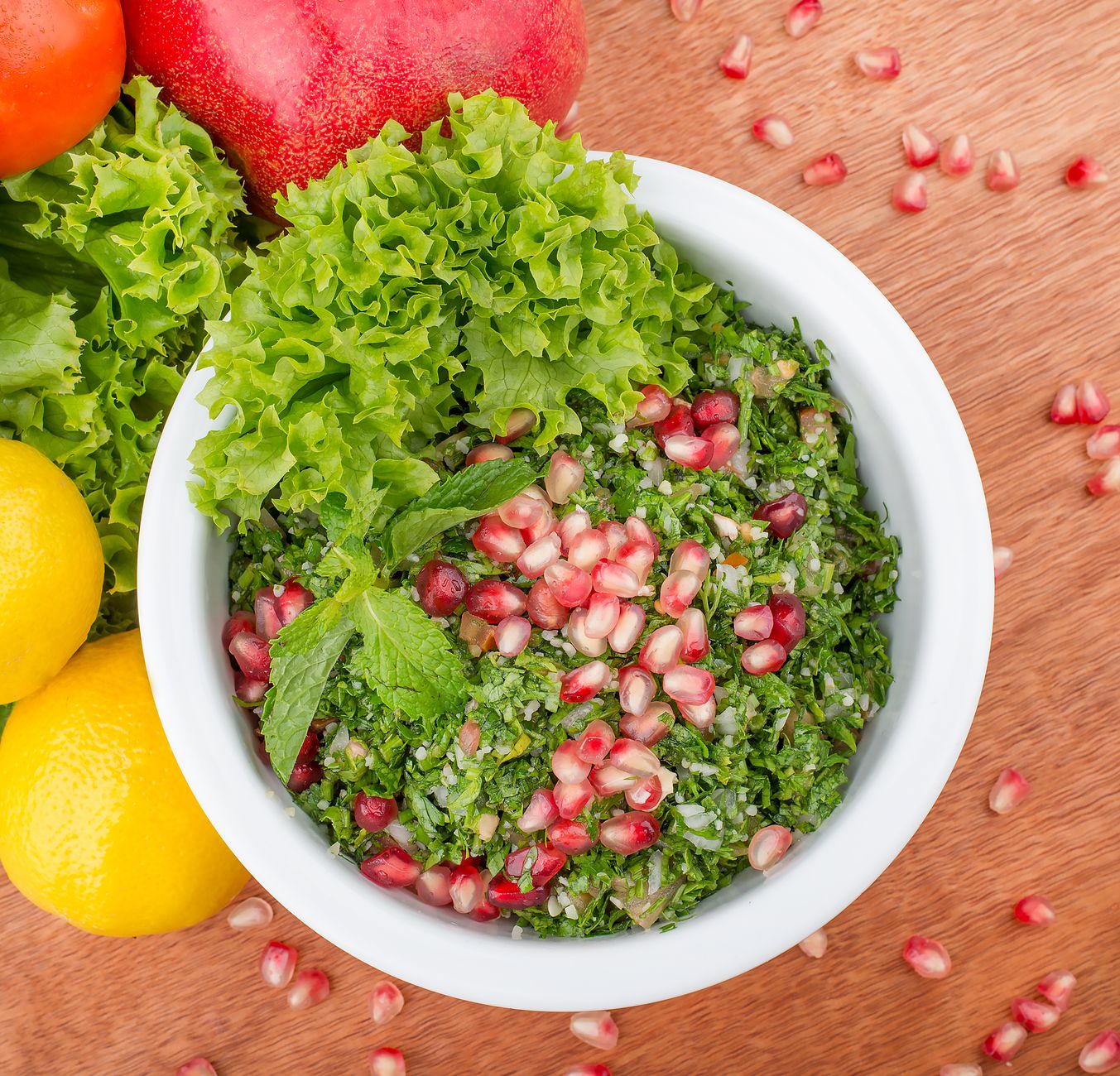 Pomegranate salad