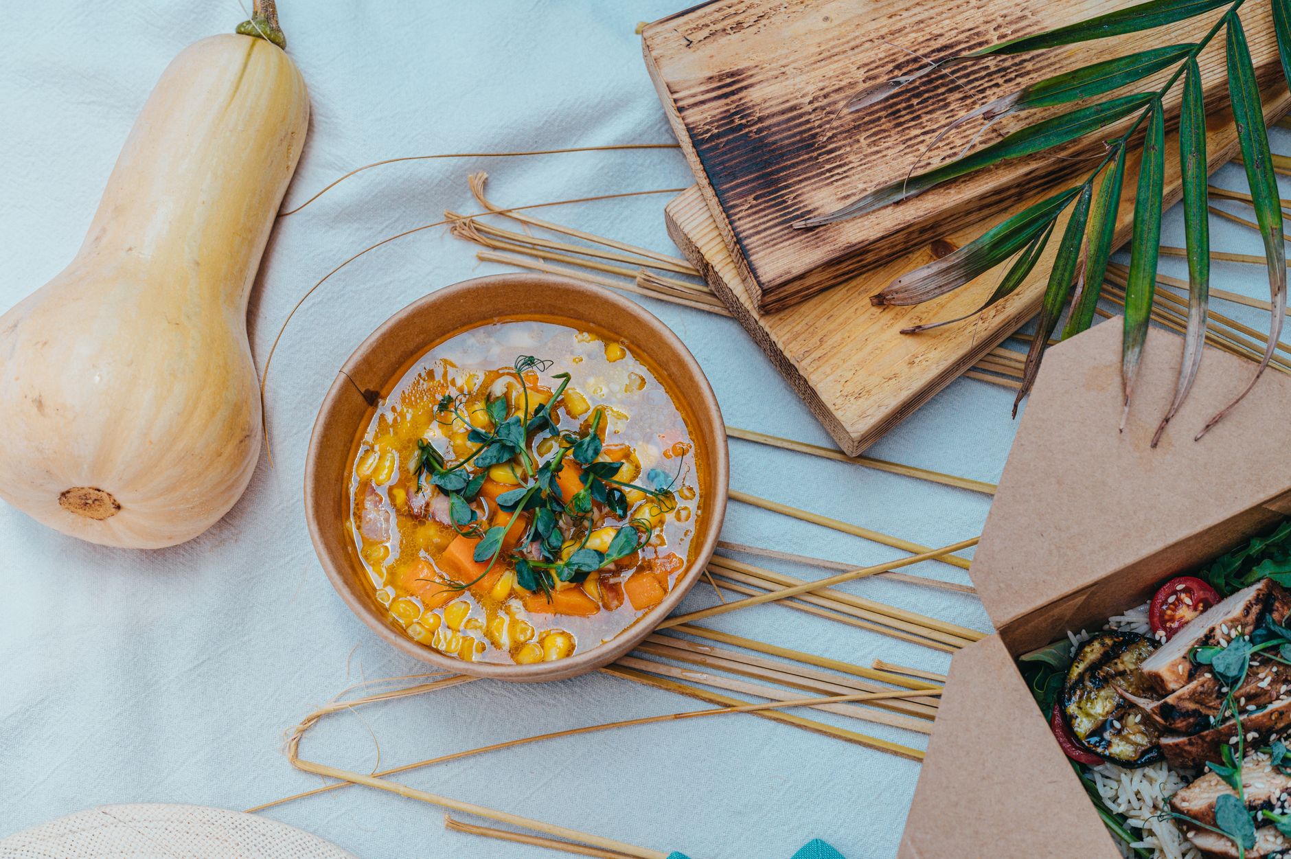 Coconut cashew & butternut squash curry