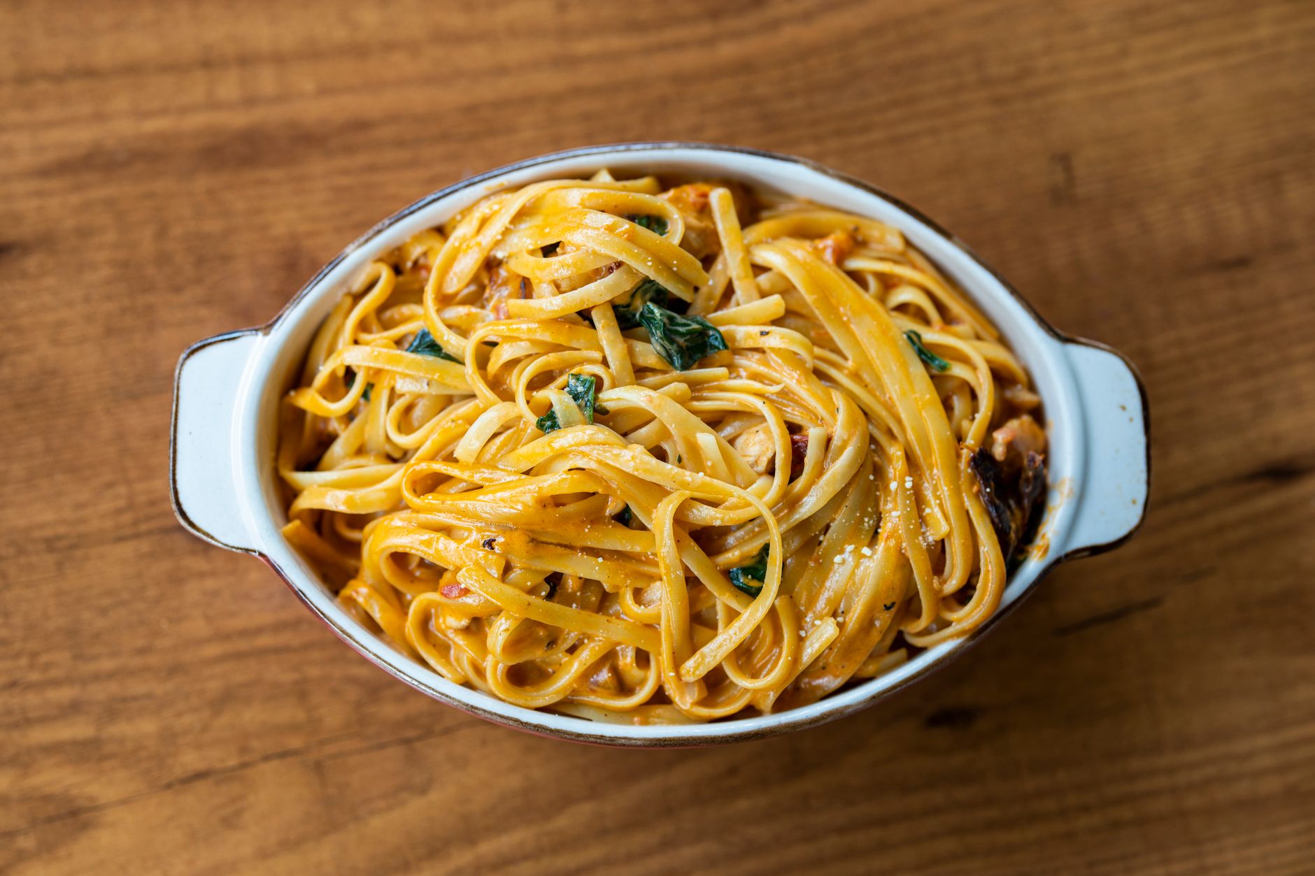 Pasta with Chorizo and Spinach