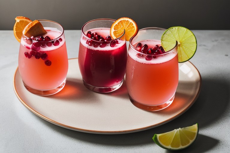 Pomegranate Ginger Spritzer