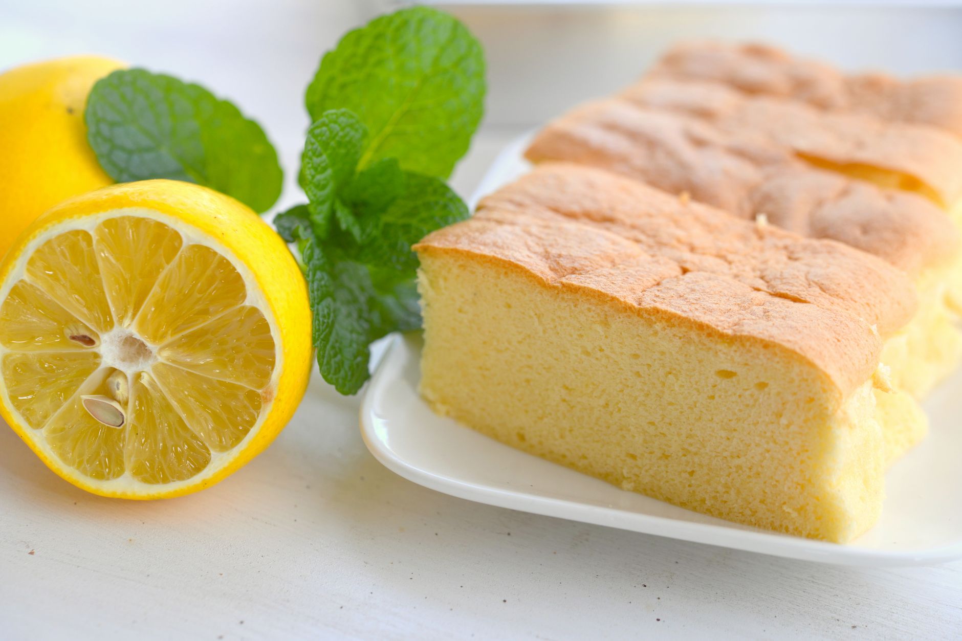 Lemon Angel Food Cake