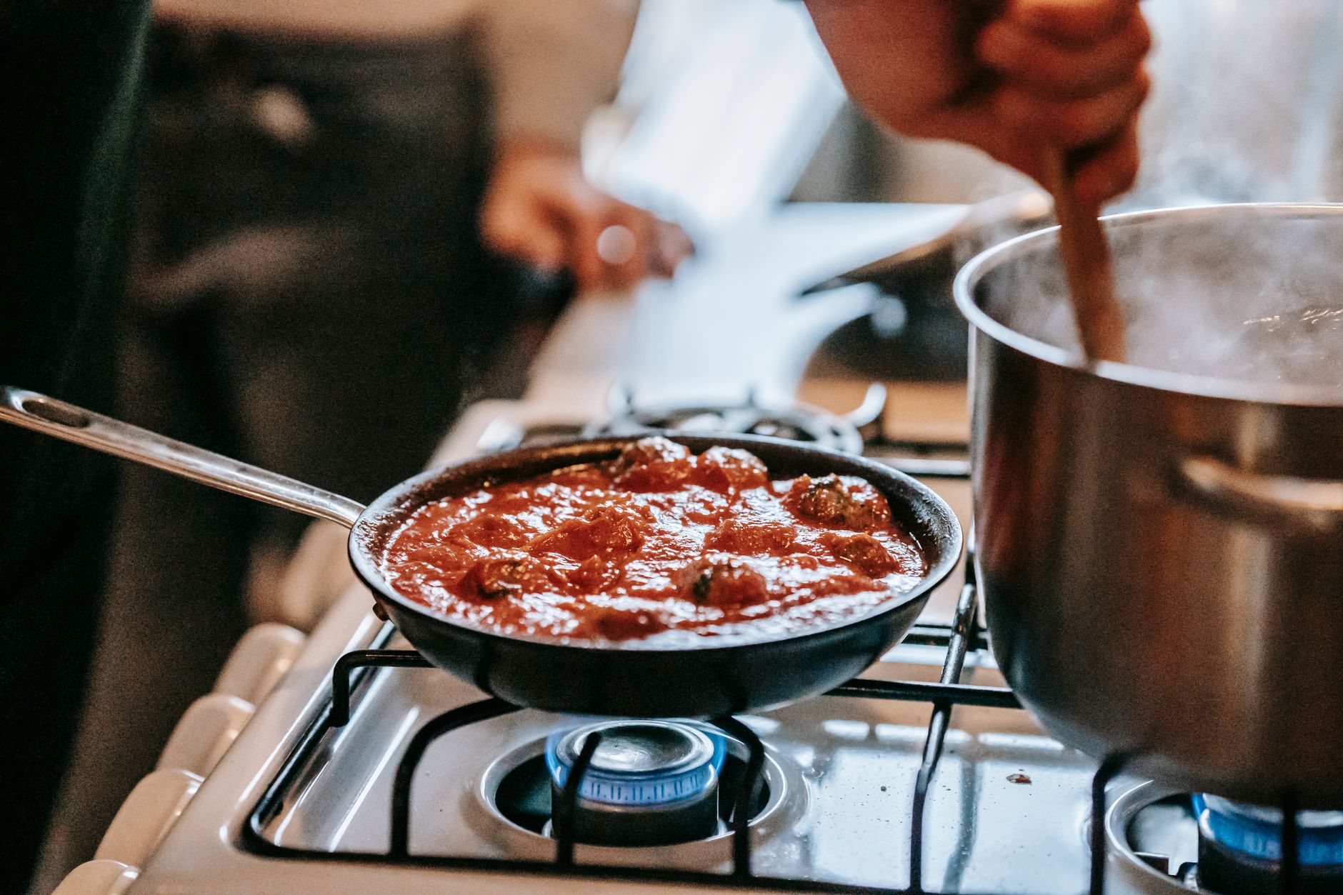 Skillet Meatballs and Marinara