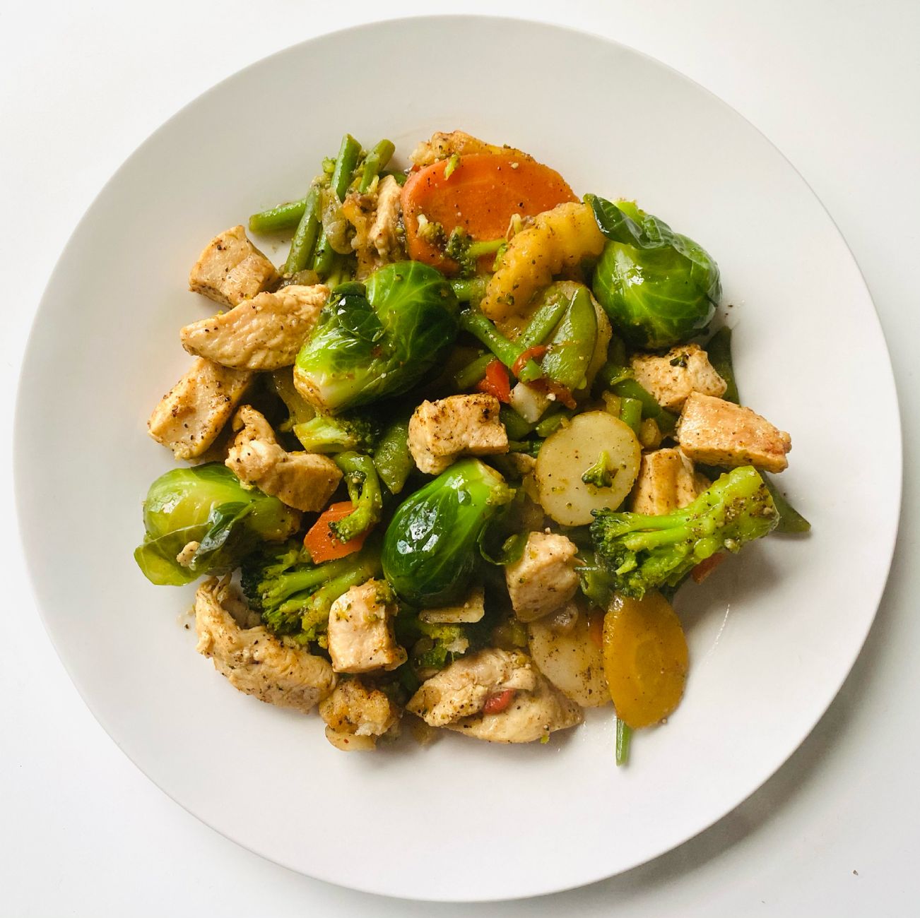 Chicken Stir-Fry Bake