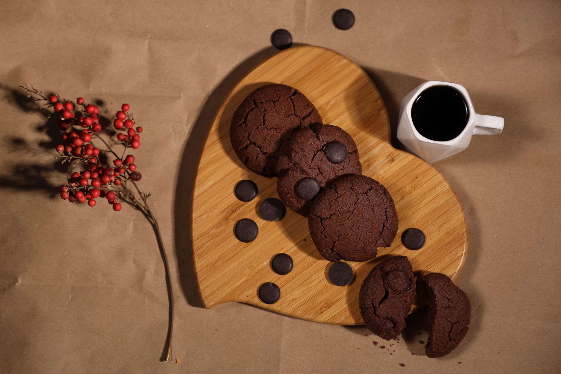 Hot Chocolate Cookies