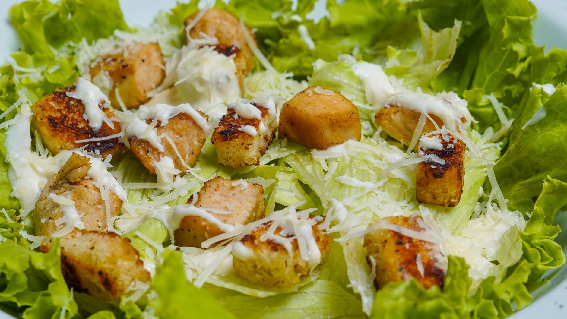 Crispy Chicken Caesar Salad