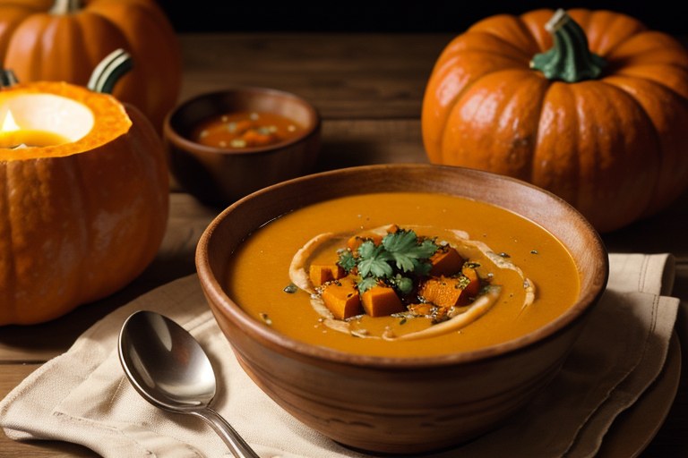 Chipotle Pumpkin Butternut Soup