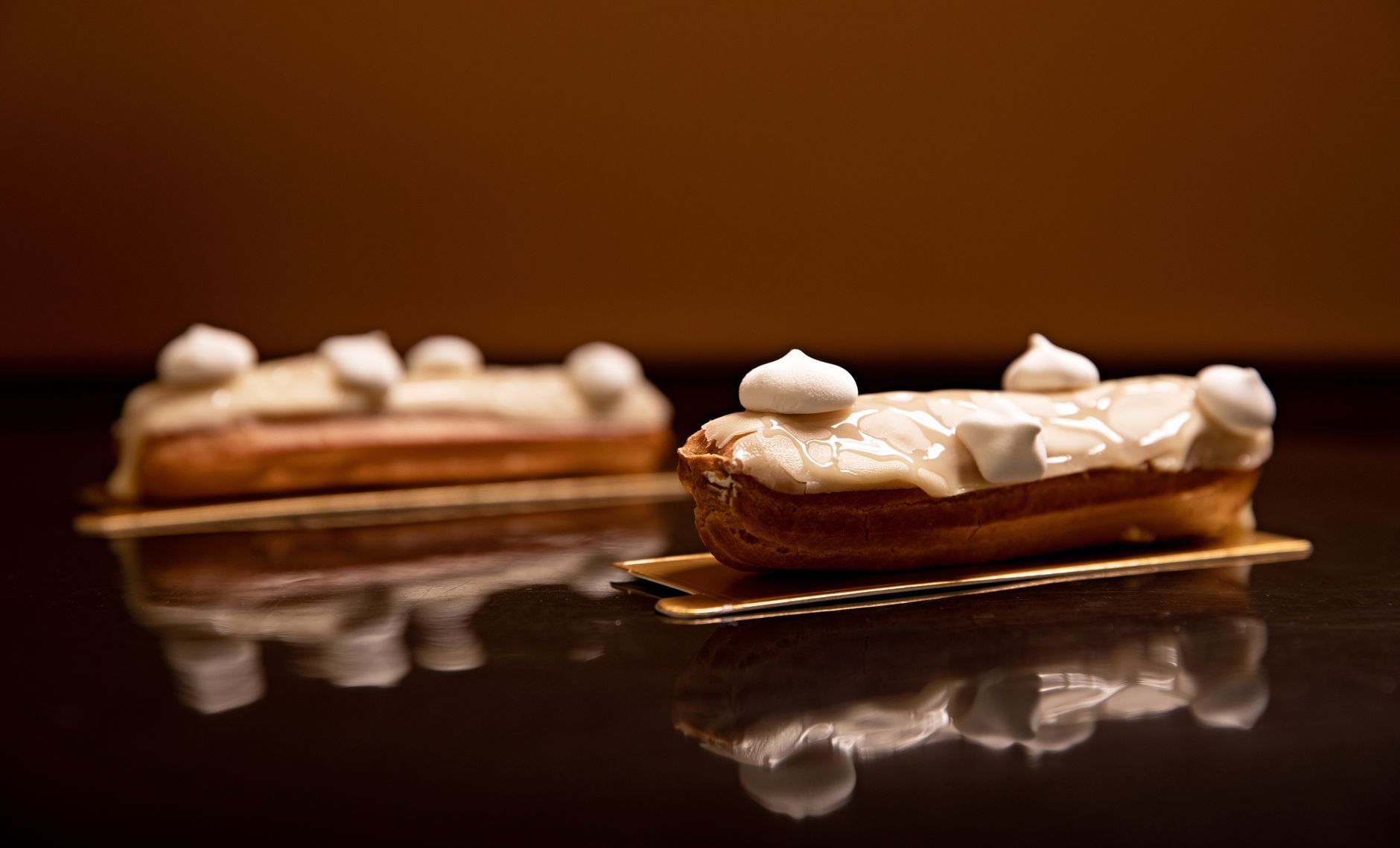 Banana Cream Eclairs