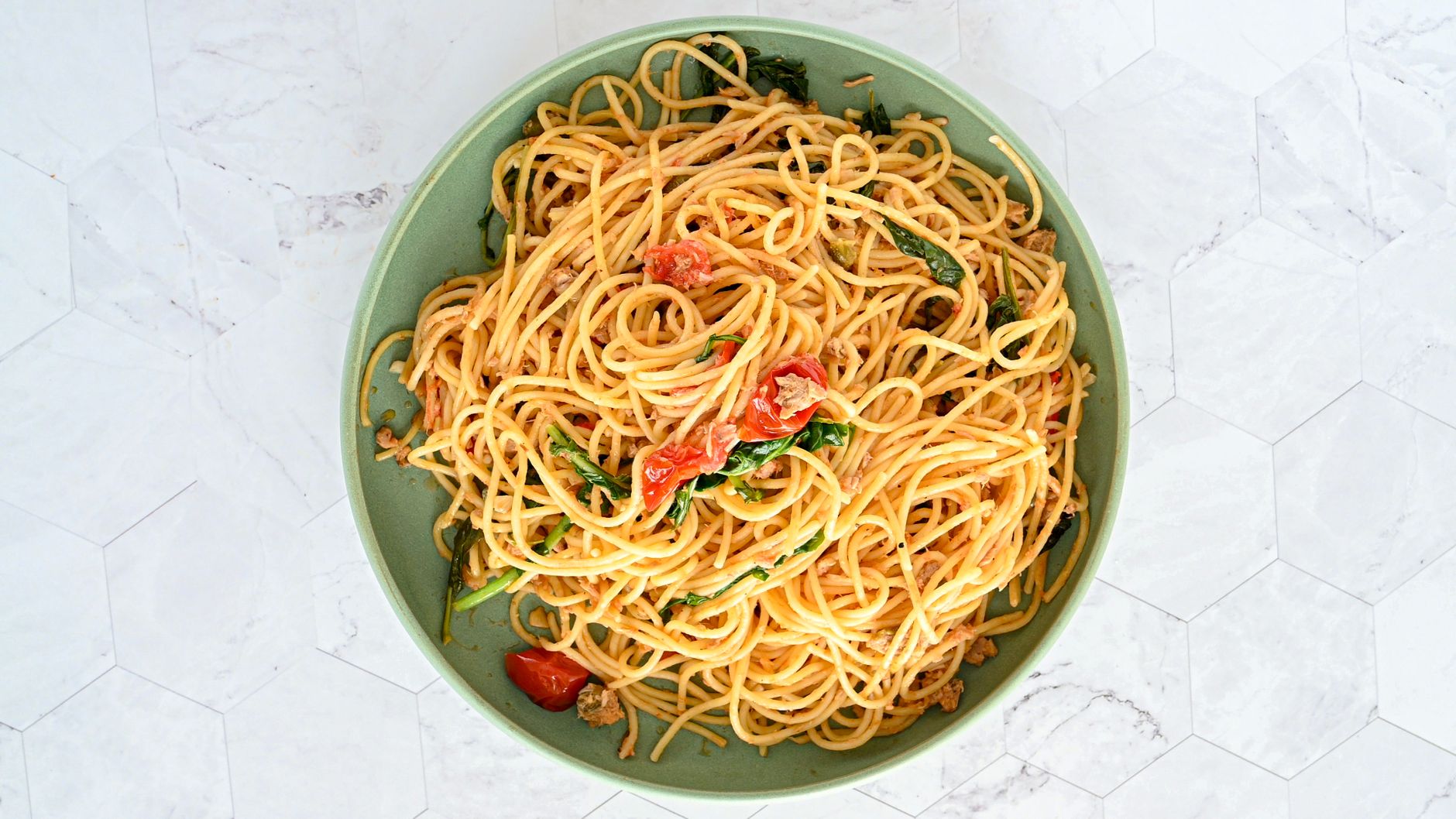 Creamy Tomato and Spinach Pasta
