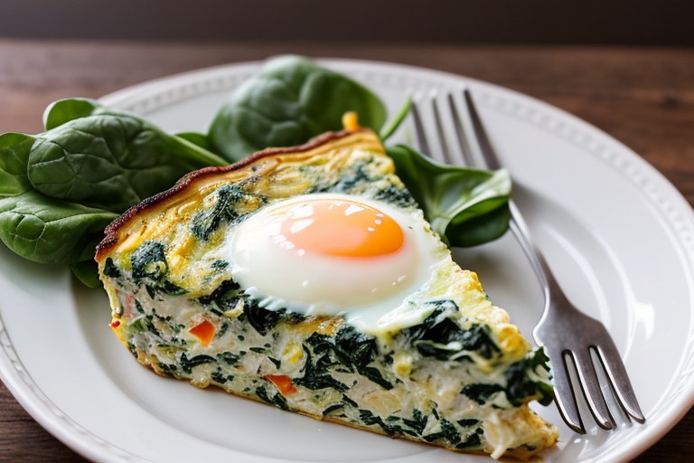Spinach Chicken Frittata