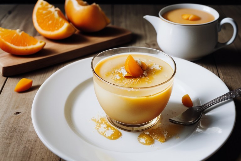 Italian apricot fool