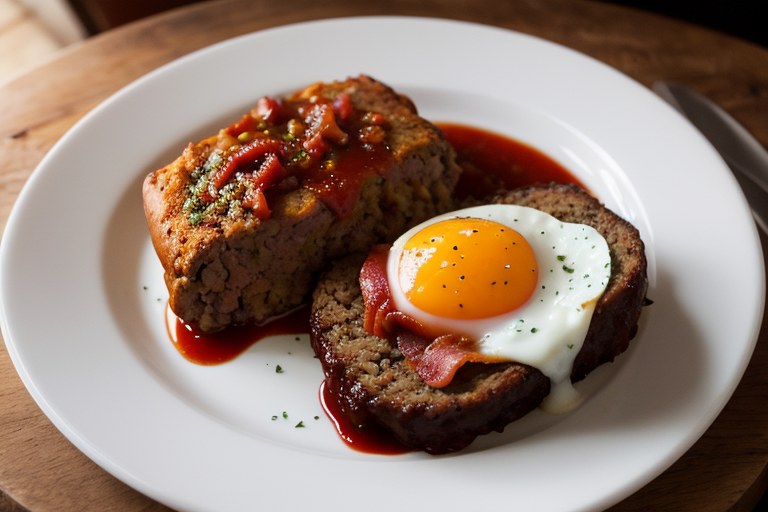 Bacon-Topped Meat Loaf