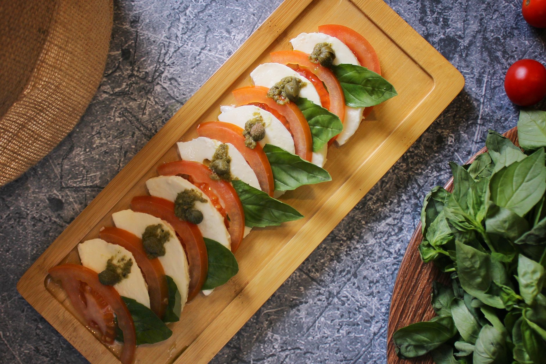 Pesto Mozzarella Roll Ups