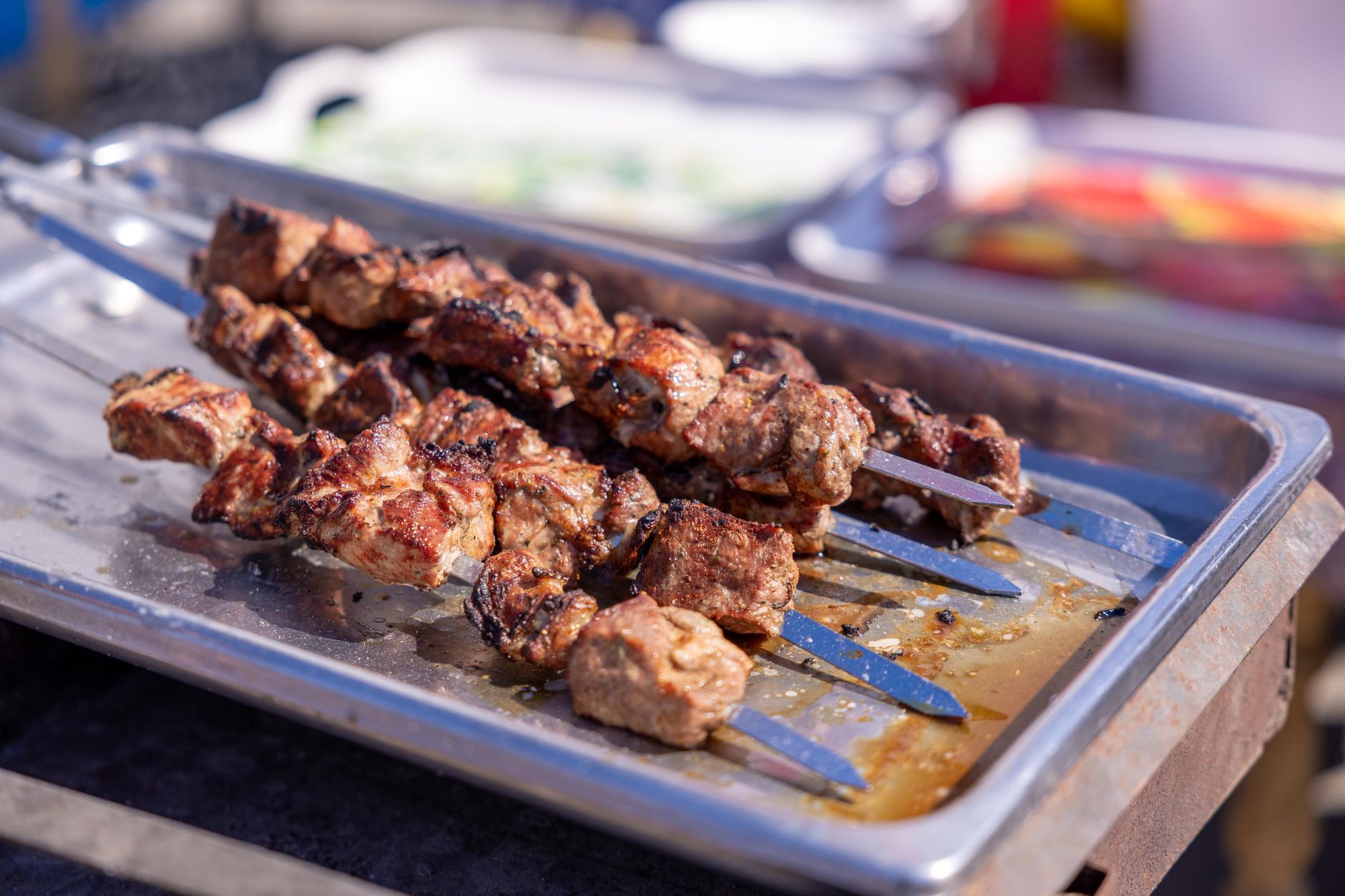 Pineapple Pork Kebabs (no grill required)