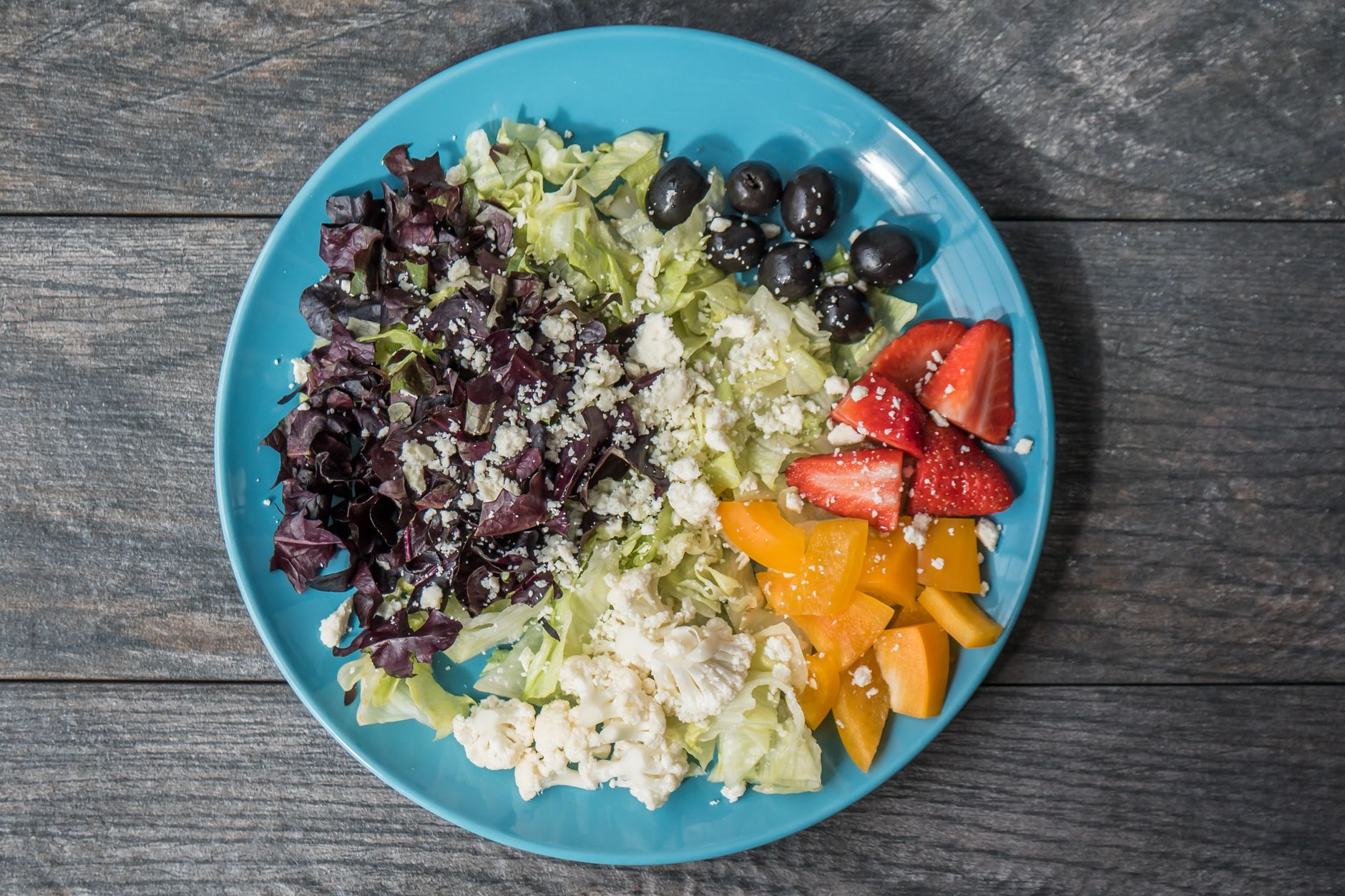 Red, White and Blue Summer Salad