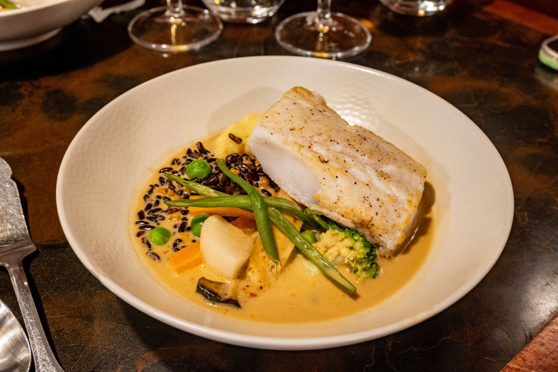 Citrus Coconut Steamed Cod