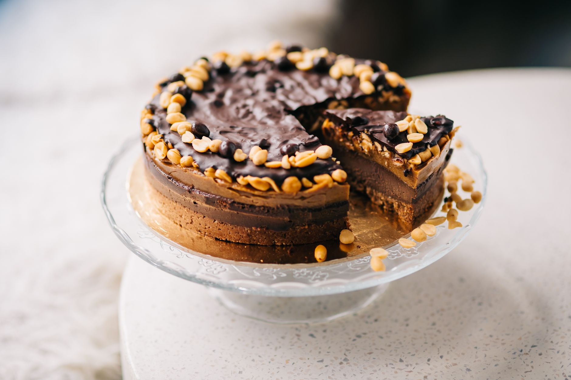 Chocolate Peanut Butter Cake