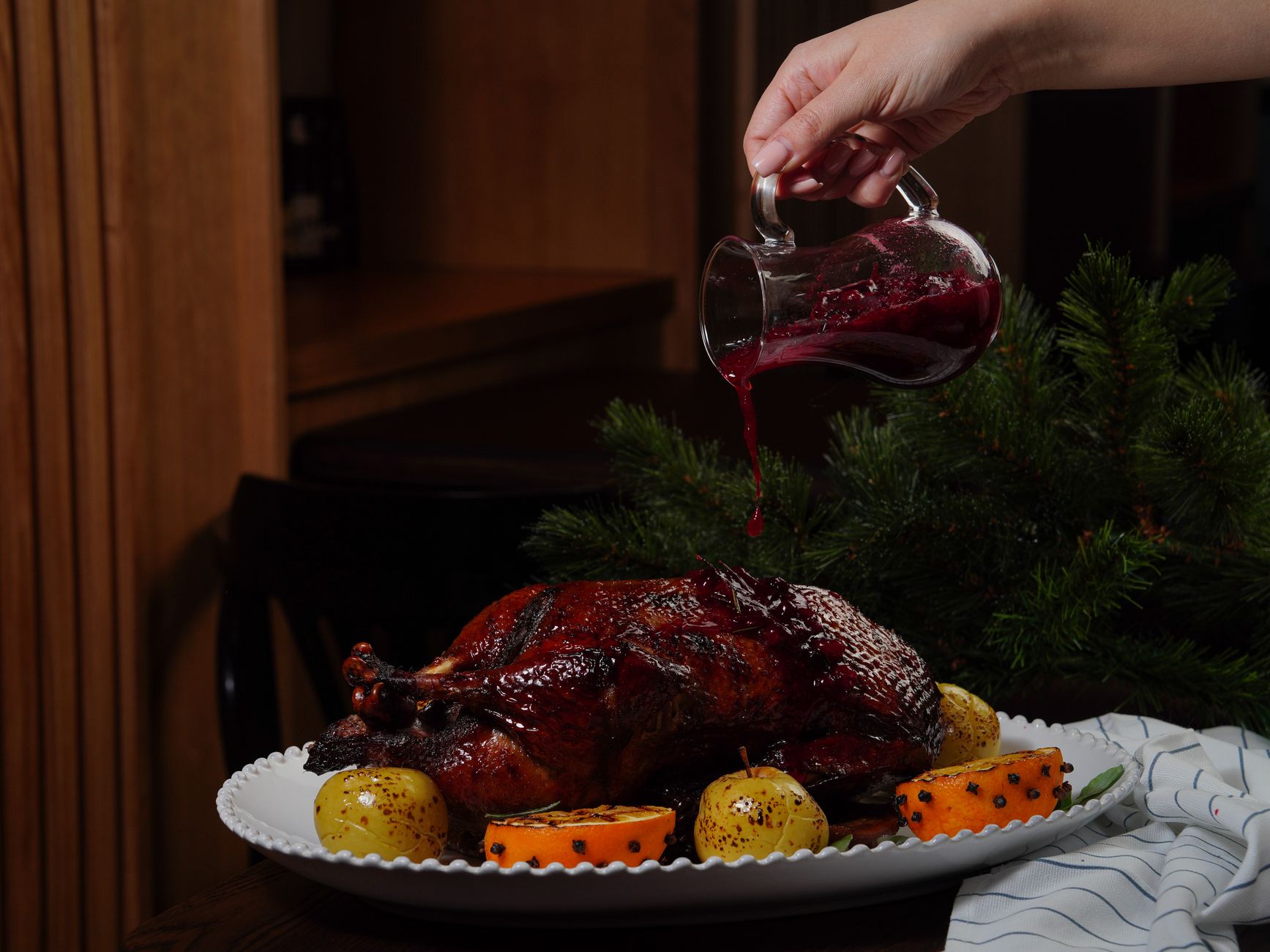 Cranberry Glazed Ham
