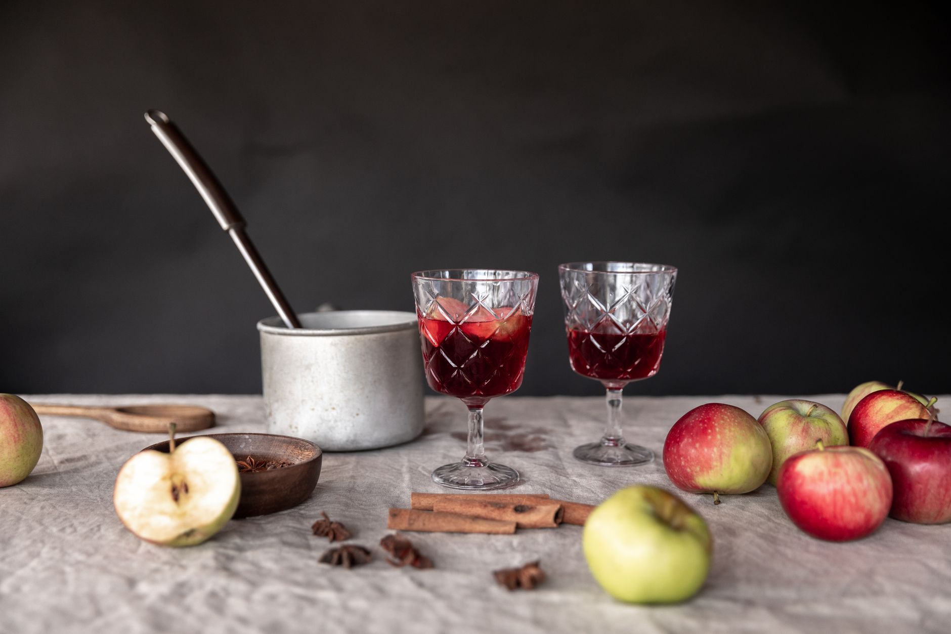 Slow Cooker Spiced Cranberry Apple Cider