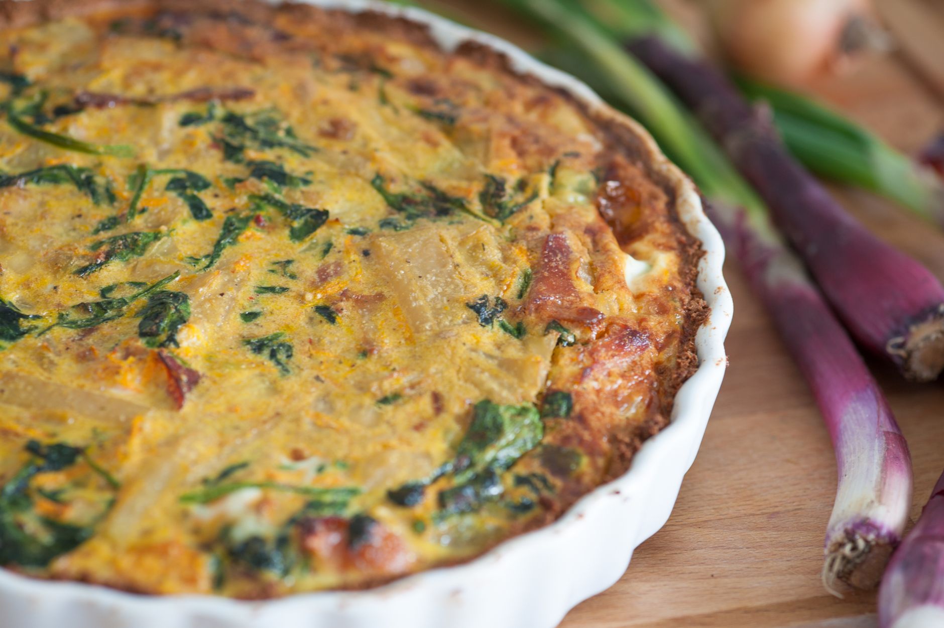 Asparagus Bacon Quiche
