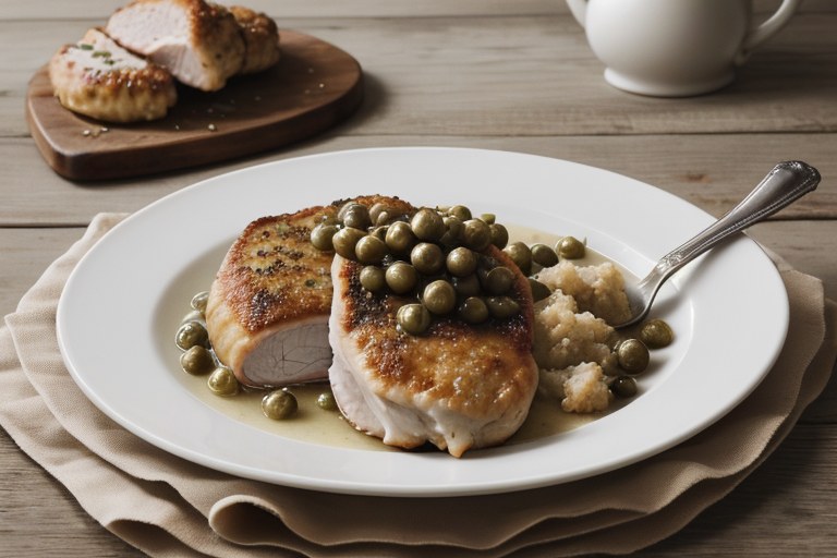 Turkey Piccata with Capers