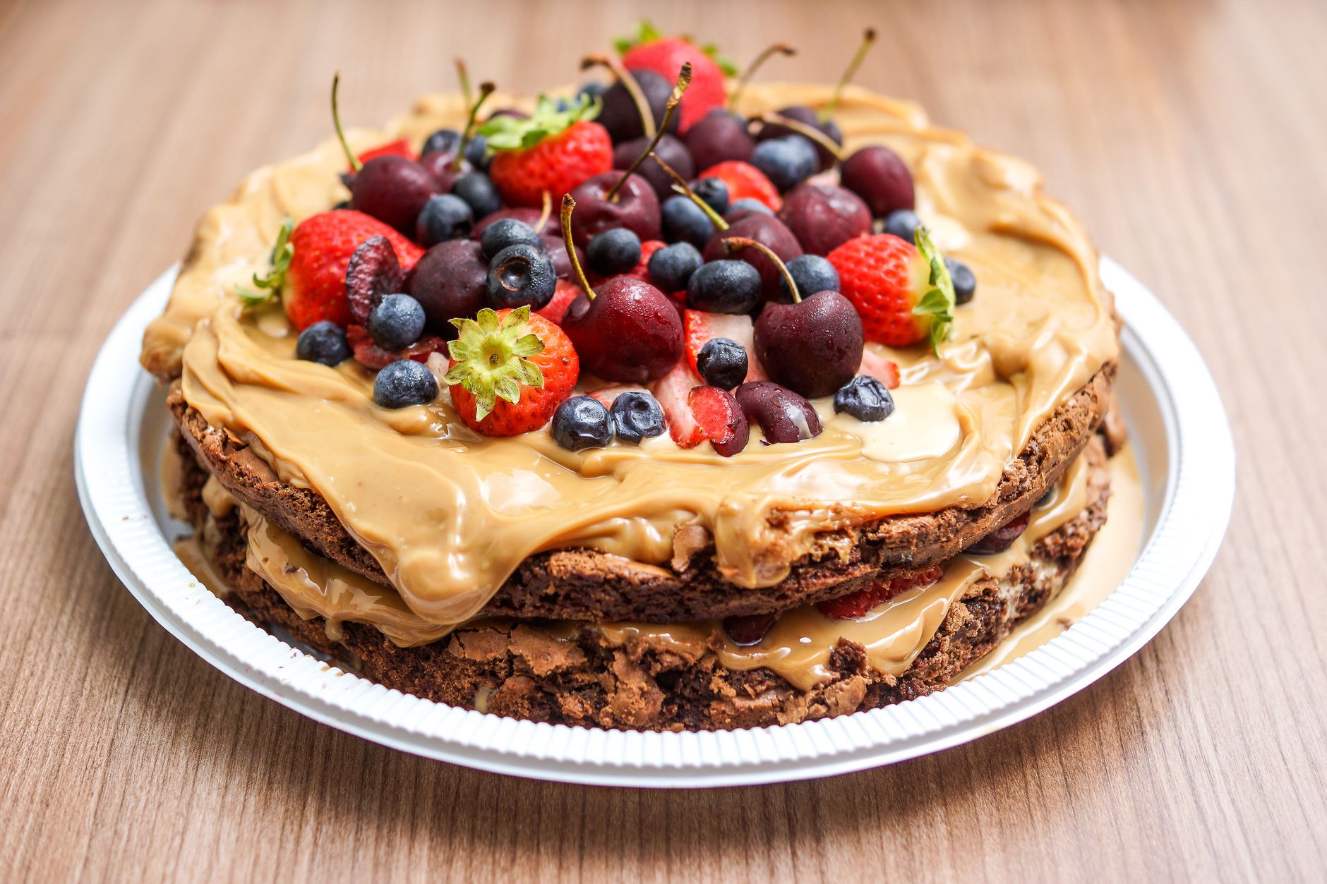 Peanut Butter ‘N’ Jelly Cake