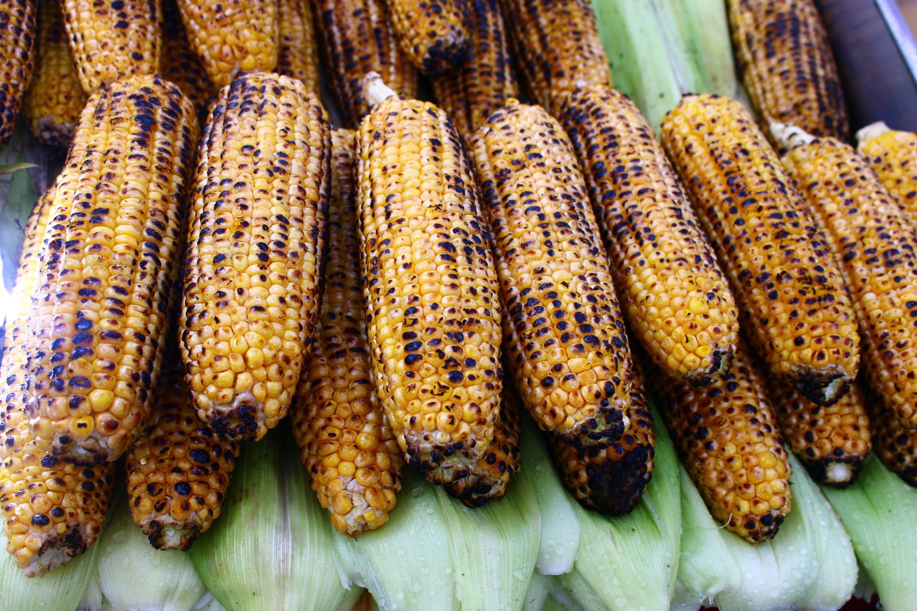 Oven Roasted Corn with Honey Chili Butter