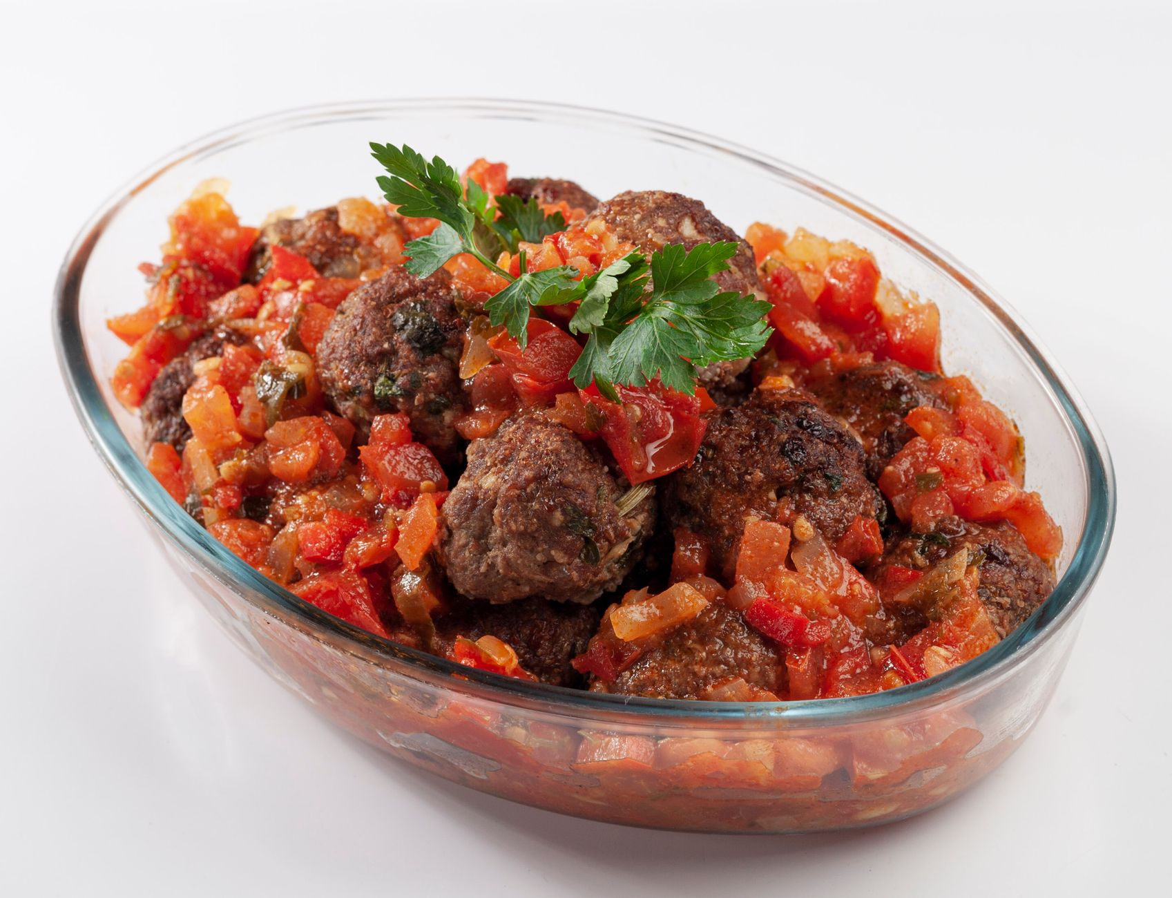 Sweet and Sour Meatballs (Suan T'ien Niu Jou Po Lo La Tzu)