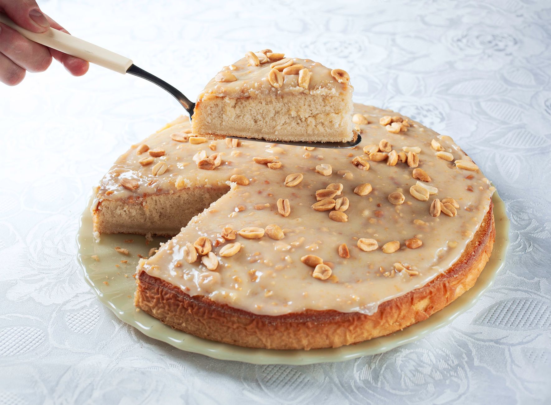 Chewy Peanut Butter Pan Squares