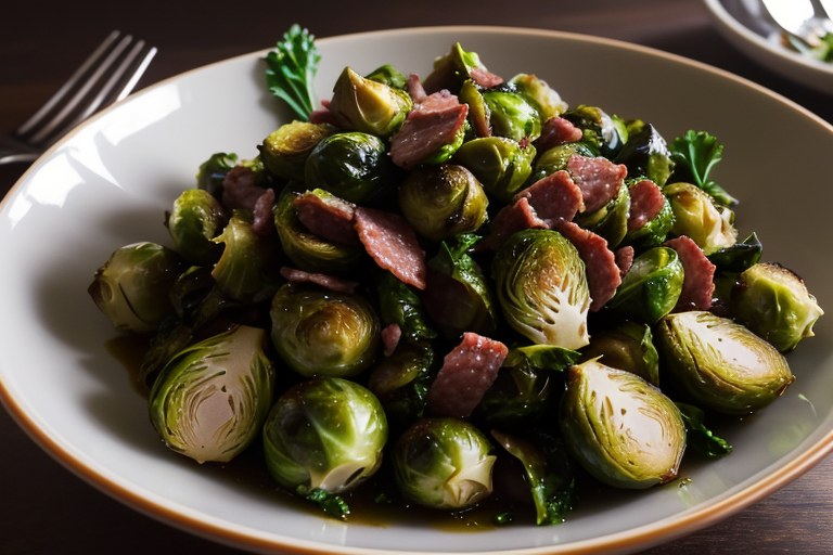 Brussels Sprouts & Kale Saute