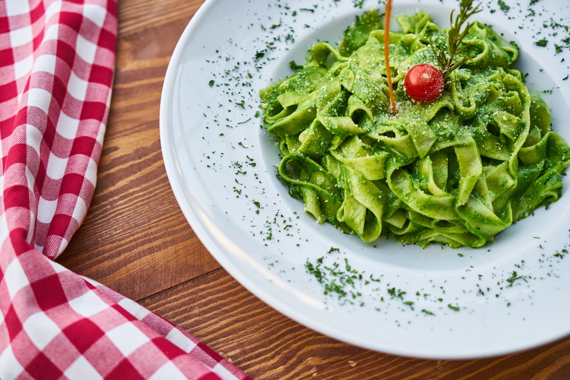Parsley Pesto Pasta