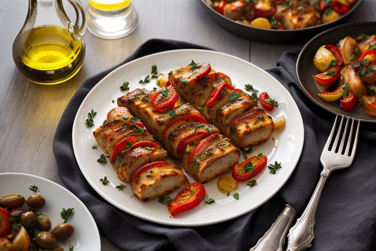 Spanish chicken traybake with chorizo & peppers